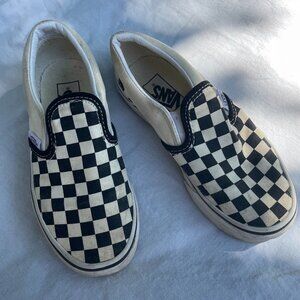 Checkered Vans Kids 12.5